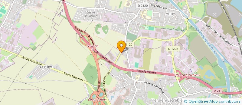 localisation de l'entreprise SCI GEVAERT  FLERS-EN-ESCREBIEUX