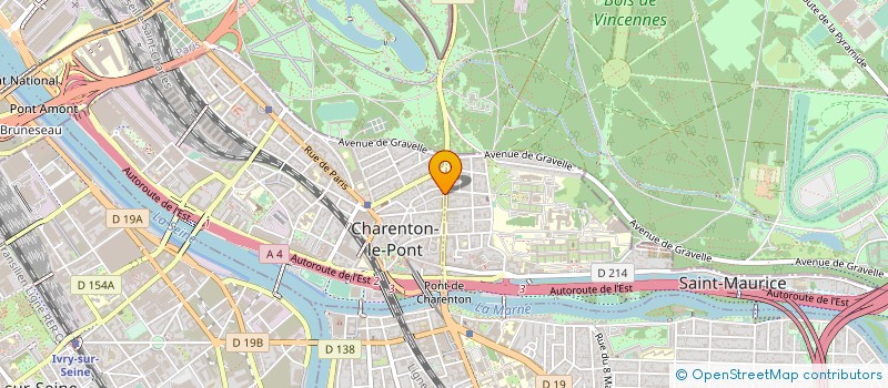 localisation de l'entreprise SCI GEVALT  CHARENTON-LE-PONT