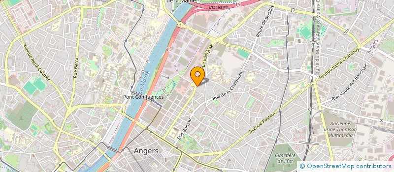localisation de l'entreprise SCI GEVELA à ANGERS