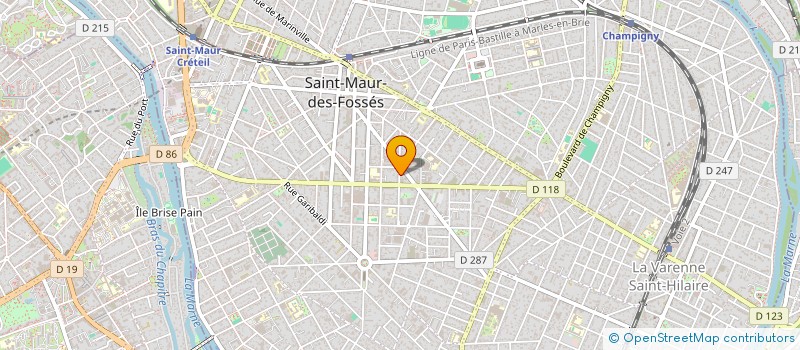 localisation de l'entreprise SCI GEVEM à SAINT-MAUR-DES-FOSSES