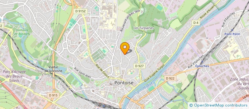 localisation de l'entreprise SCI GEVEMA  PONTOISE