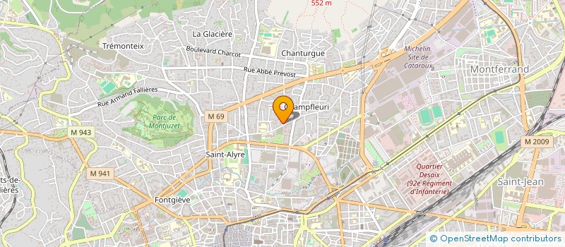 localisation de l'entreprise SCI GEVER  CLERMONT-FERRAND