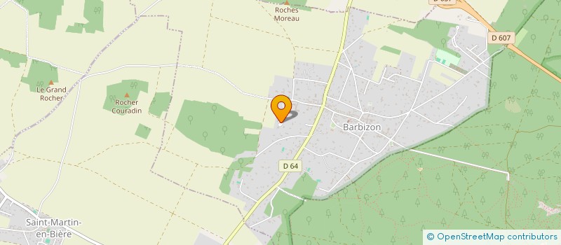 localisation de l'entreprise SCI GEVF  BARBIZON