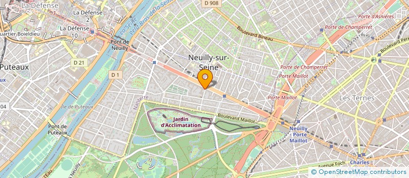 localisation de l'entreprise SCI GEVIANE à NEUILLY-SUR-SEINE