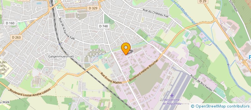 localisation de l'entreprise SCI GEVIN  HAGUENAU