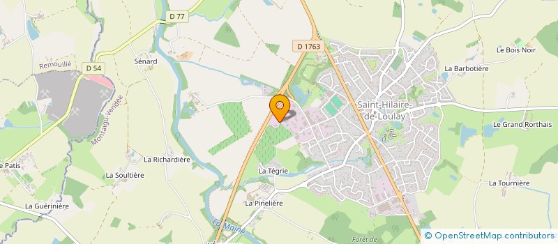 localisation de l'entreprise SCI GEX à MONTAIGU-VENDEE
