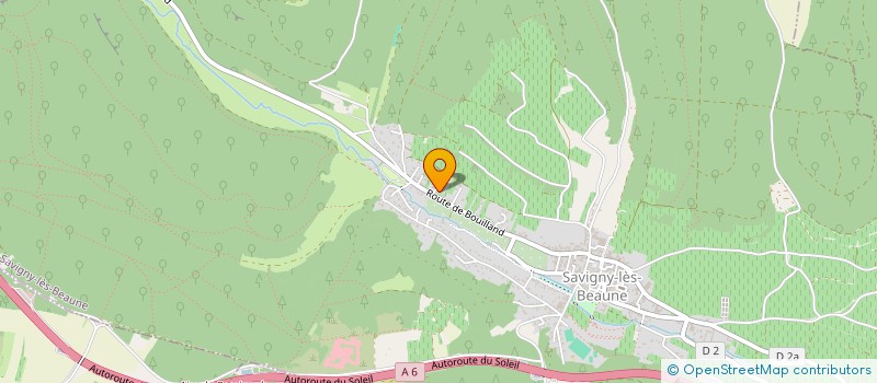 localisation de l'entreprise SCI GEX FOR  SAVIGNY-LES-BEAUNE