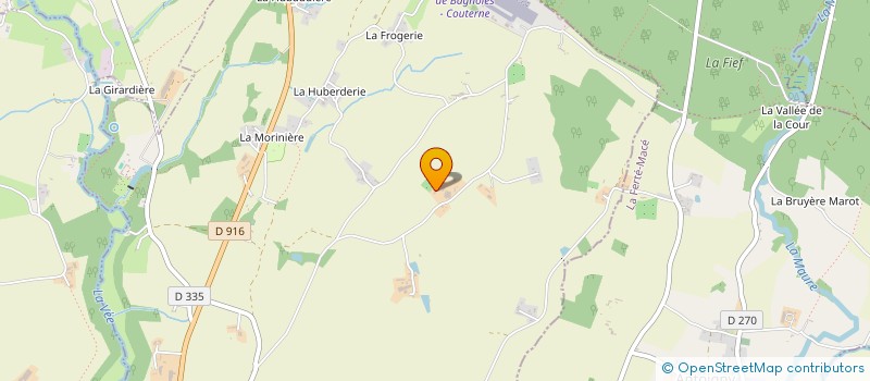 localisation de l'entreprise SCI GEYME à RIVES D'ANDAINE
