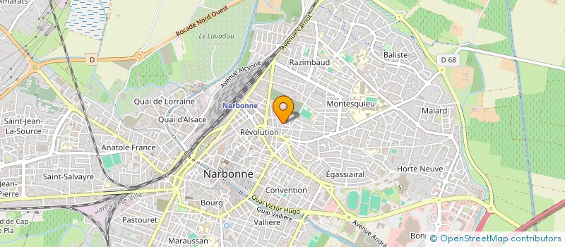 localisation de l'entreprise SCI GEYNES ET FILS  NARBONNE