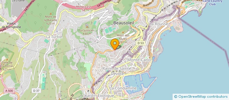 localisation de l'entreprise SCI GEZ  BEAUSOLEIL