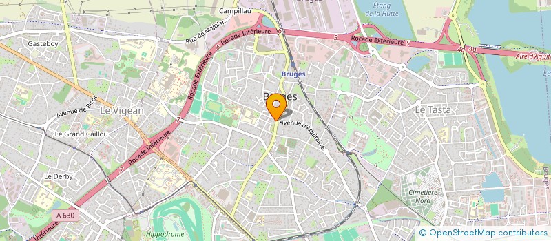 localisation de l'entreprise SCI GEZUR  BRUGES