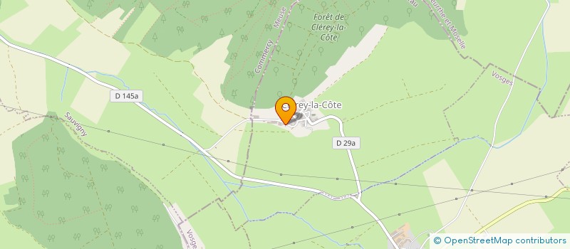 localisation de l'entreprise SCI GF IMMOBILIER  CLEREY-LA-COTE