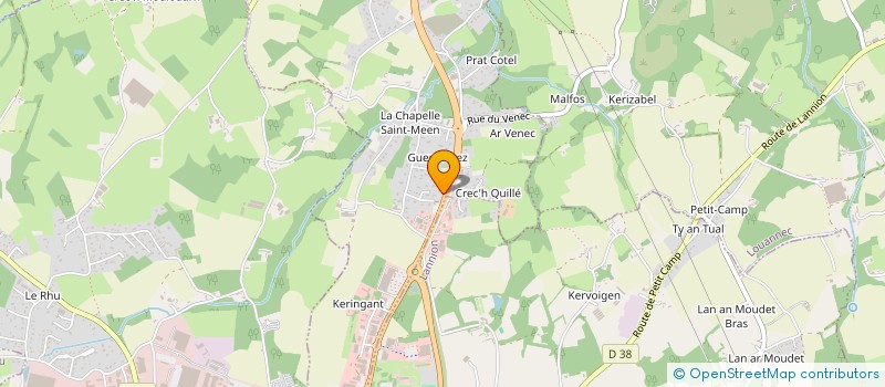 localisation de l'entreprise SCI GF22  SAINT-QUAY-PERROS