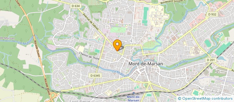 localisation de l'entreprise SCI GFA à MONT-DE-MARSAN