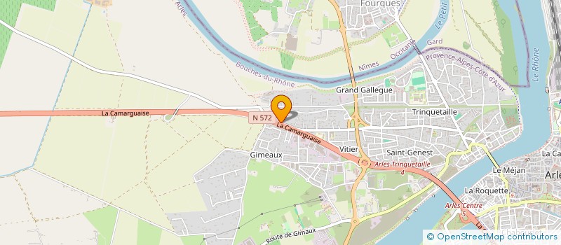 localisation de l'entreprise SCI GFA MAUMEJEAN  ARLES