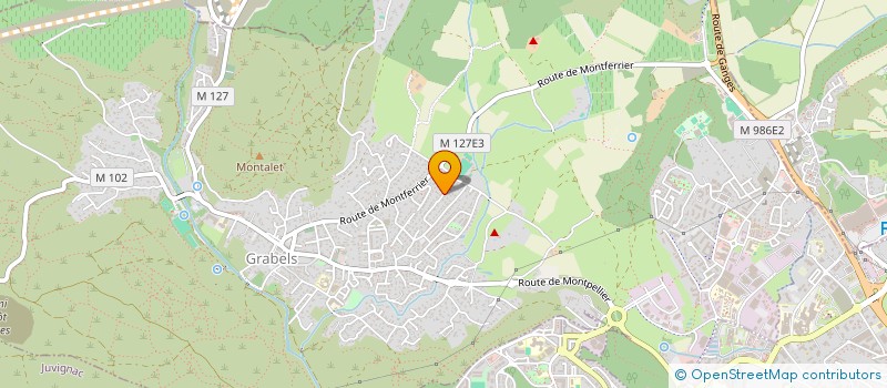 localisation de l'entreprise SCI GFAMILY  GRABELS