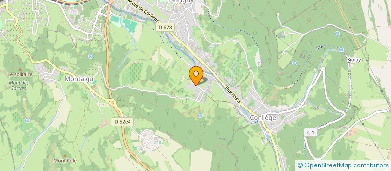 localisation de l'entreprise SCI GFB1  MONTAIGU