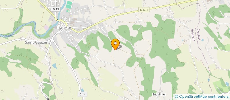 localisation de l'entreprise SCI GFC  BRIATEXTE