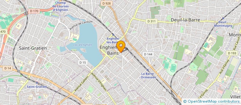 localisation de l'entreprise SCI GFD LA GRANDE PUGERE à ENGHIEN-LES-BAINS