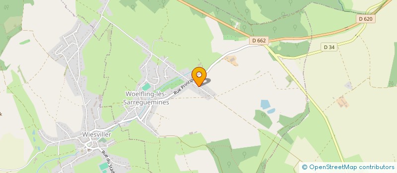 localisation de l'entreprise SCI GFE IMMOBILIER  WLFLING-LES-SARREGUEMINES