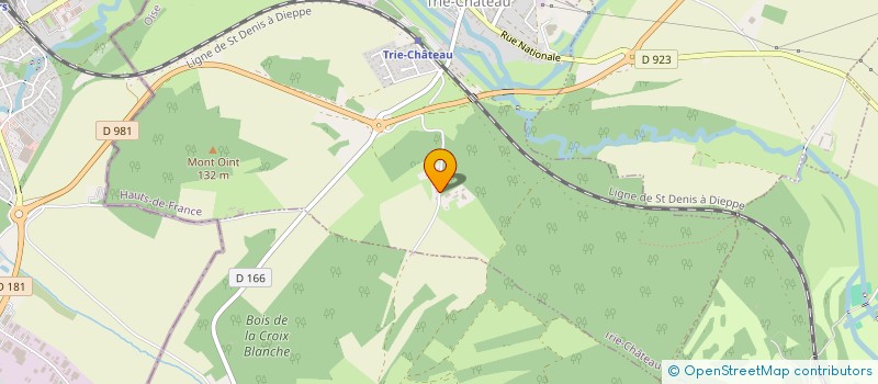 localisation de l'entreprise SCI GFI  TRIE-CHATEAU