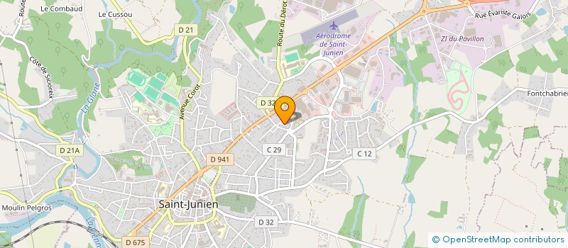 localisation de l'entreprise SCI GFK à ORADOUR-SUR-GLANE