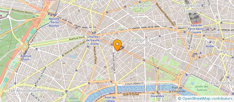 localisation de l'entreprise SCI GFL à NEUILLY-SUR-SEINE