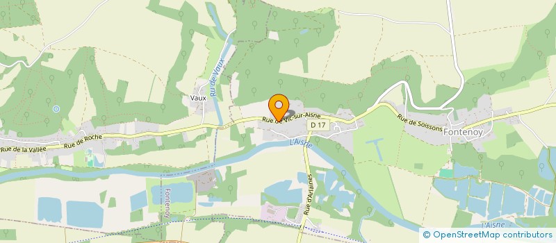 localisation de l'entreprise SCI GFMC  FONTENOY