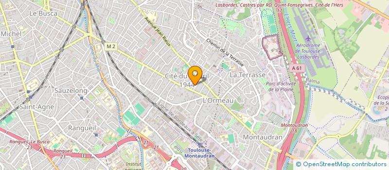 localisation de l'entreprise SCI GFME à TOULOUSE