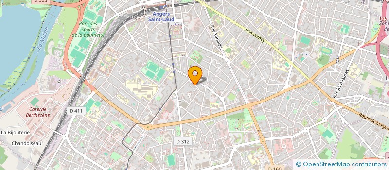 localisation de l'entreprise SCI GFP à ANGERS