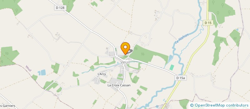 localisation de l'entreprise SCI GFP à VEUIL