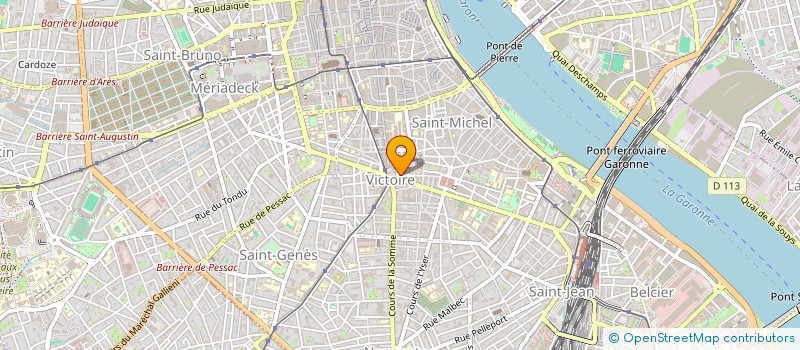 localisation de l'entreprise SCI GFTM  BORDEAUX