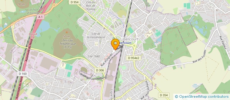 localisation de l'entreprise SCI GFVP  LIBERCOURT