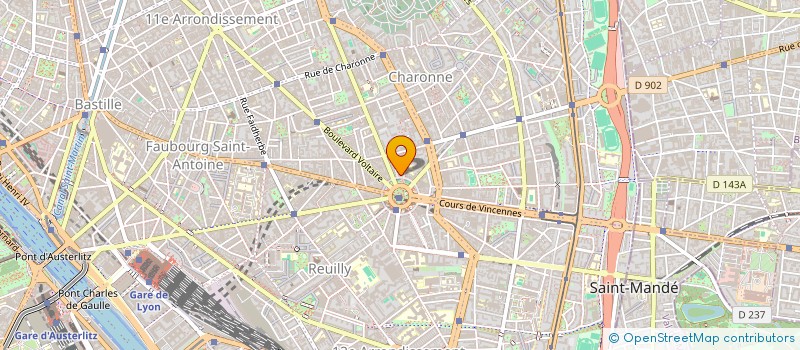 localisation de l'entreprise SCI GG  PARIS