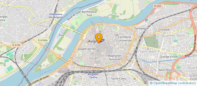 localisation de l'entreprise SCI GG  AVIGNON