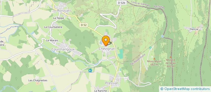 localisation de l'entreprise SCI GG  COURMANGOUX