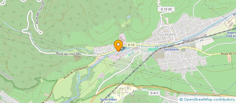 localisation de l'entreprise SCI GG  TURCKHEIM