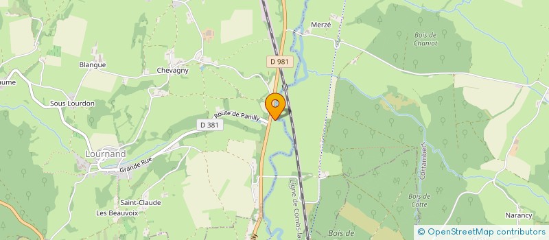 localisation de l'entreprise SCI GG INVEST IMMOBILIER  LOURNAND