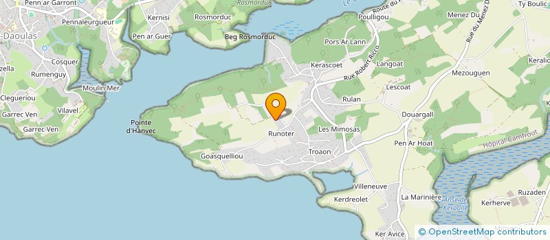 localisation de l'entreprise SCI GGESTHER  HOPITAL-CAMFROUT