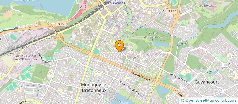 localisation de l'entreprise SCI GGF  MONTIGNY-LE-BRETONNEUX