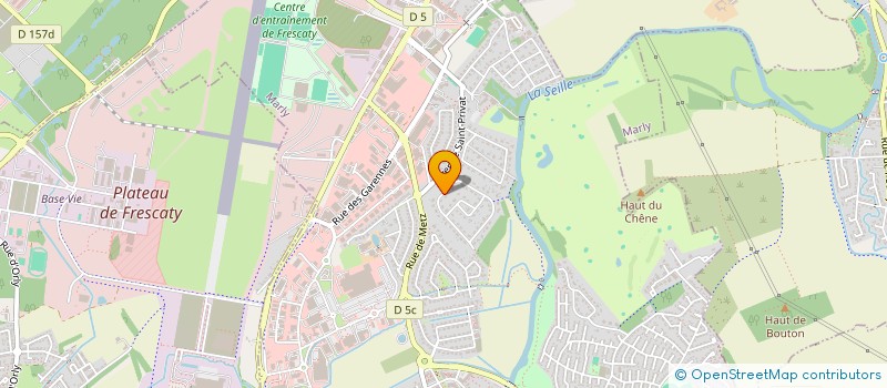 localisation de l'entreprise SCI GGFC  MARLY