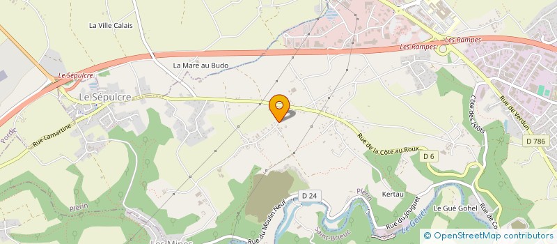 localisation de l'entreprise SCI GGJ EPERON  PLERIN