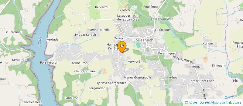 localisation de l'entreprise SCI GGL  GOUESNACH