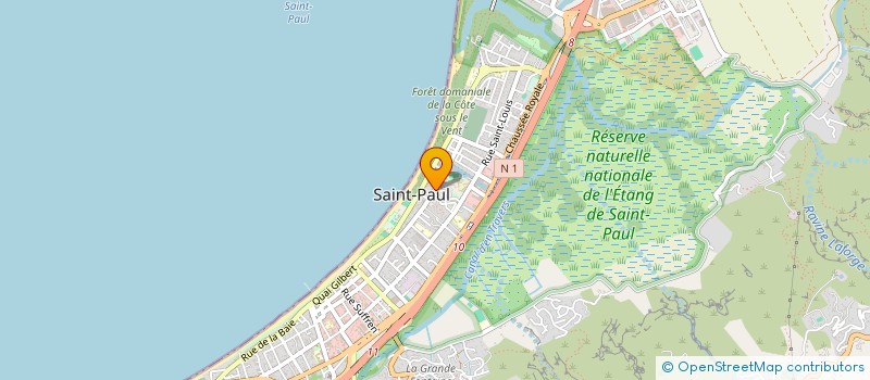 localisation de l'entreprise SCI GGM à SAINT-PAUL