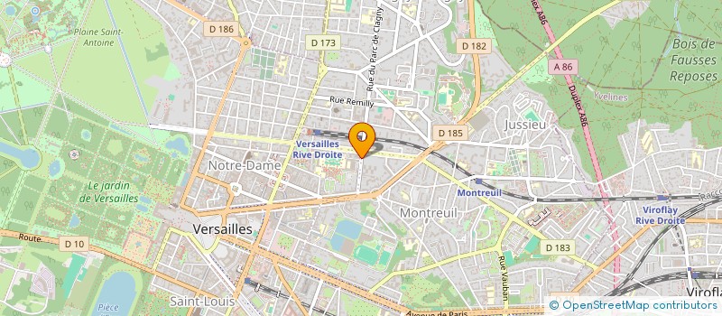 localisation de l'entreprise SCI GGMF à VERSAILLES