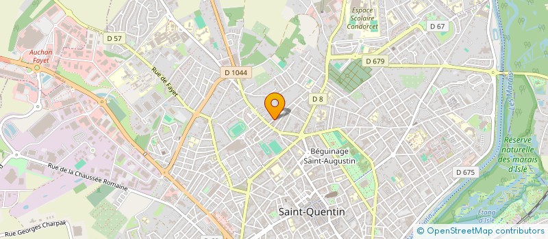 localisation de l'entreprise SCI GGSC à SAINT-QUENTIN