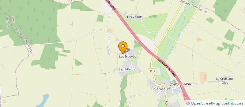 localisation de l'entreprise SCI GH  VOUTENAY-SUR-CURE