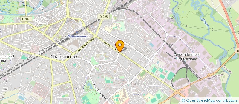 localisation de l'entreprise SCI GH à CHATEAUROUX
