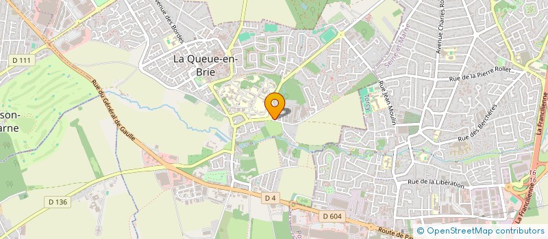 localisation de l'entreprise SCI GH  LA QUEUE-EN-BRIE