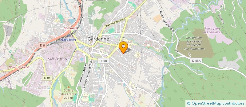 localisation de l'entreprise SCI GH à GARDANNE